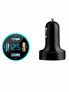 Зарядка в прикуриватель для автомобиля 4*USB TDS TS-CAU71